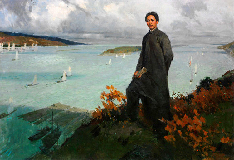 毛泽东的足迹 当代名家油画精品集（青年时期） - 潮河边人 - 潮河边人博客