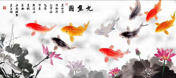 吉祥富贵“九鱼图“99幅，太漂亮了 - 宝贝梦 - 分享美丽·分享快乐·品味人生