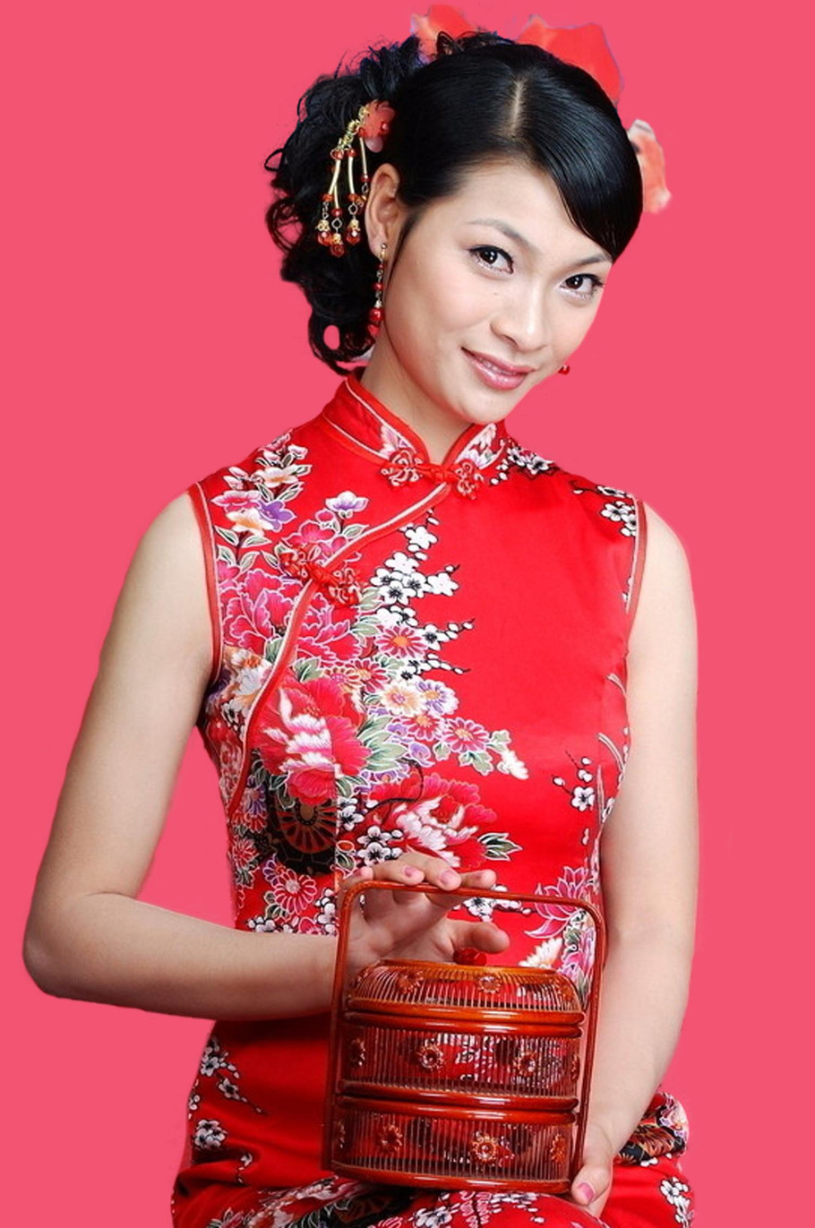 【旗袍美女 】美丽新娘 - 秋叶 - 