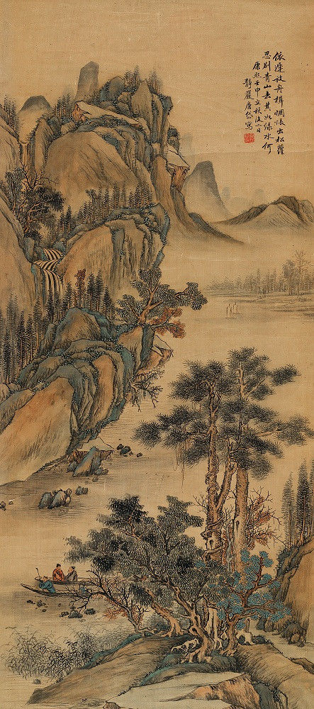 唐岱（清）山水作品欣赏 - wangchangzhengb - wangchangzhengb的博客