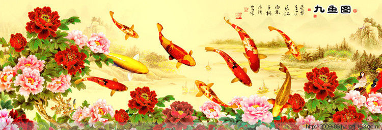 吉祥富贵“九鱼图“99幅，太漂亮了 - 宝贝梦 - 分享美丽·分享快乐·品味人生