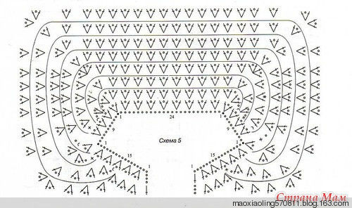 俄网的钩针基础教程（十）：如何进行插肩钩织 - maomao - 我随心动