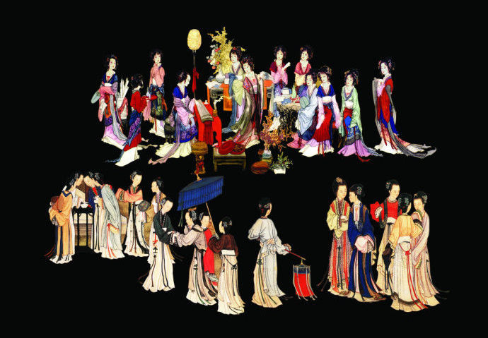 中青年艺术家 崔景哲［浓墨重彩］工笔人物画 - 石墨閣 - 石墨閣