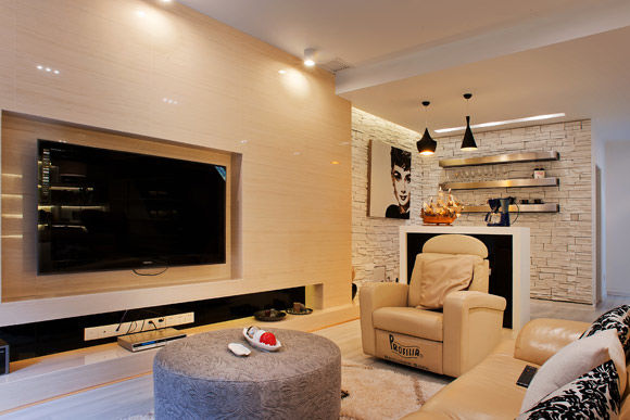 家居黑白配 10万装现代简约三居室