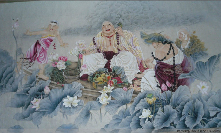 纪淑文、邱皓 、邱月母女工笔作品(1) - 山野村夫 - 山野村夫