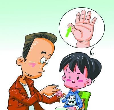 吃饭难 揉拇指