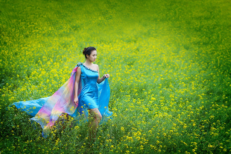 《春姑娘》【油菜花仙子】 - 魅影沉香 - .