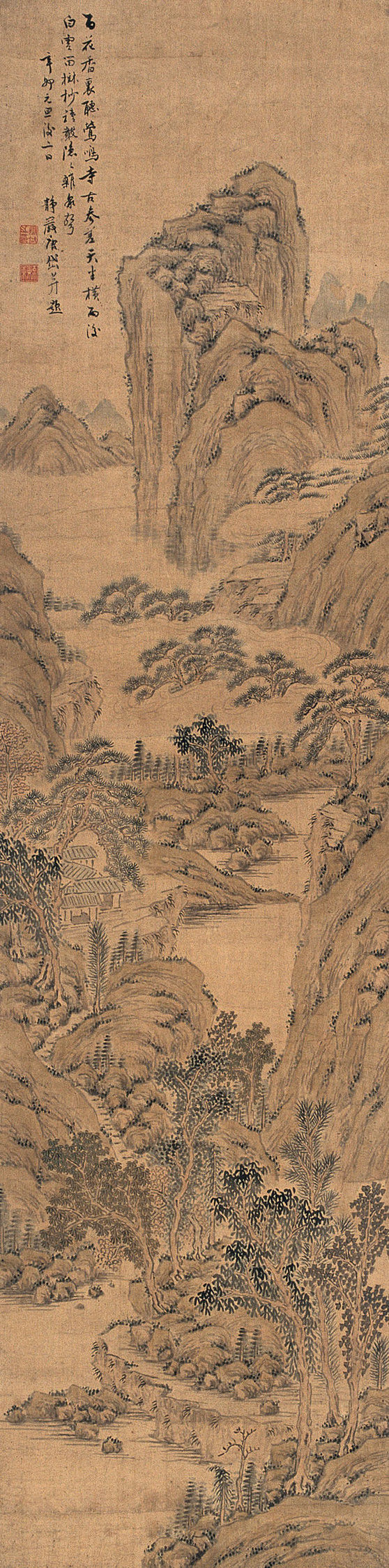 唐岱（清）山水作品欣赏 - wangchangzhengb - wangchangzhengb的博客