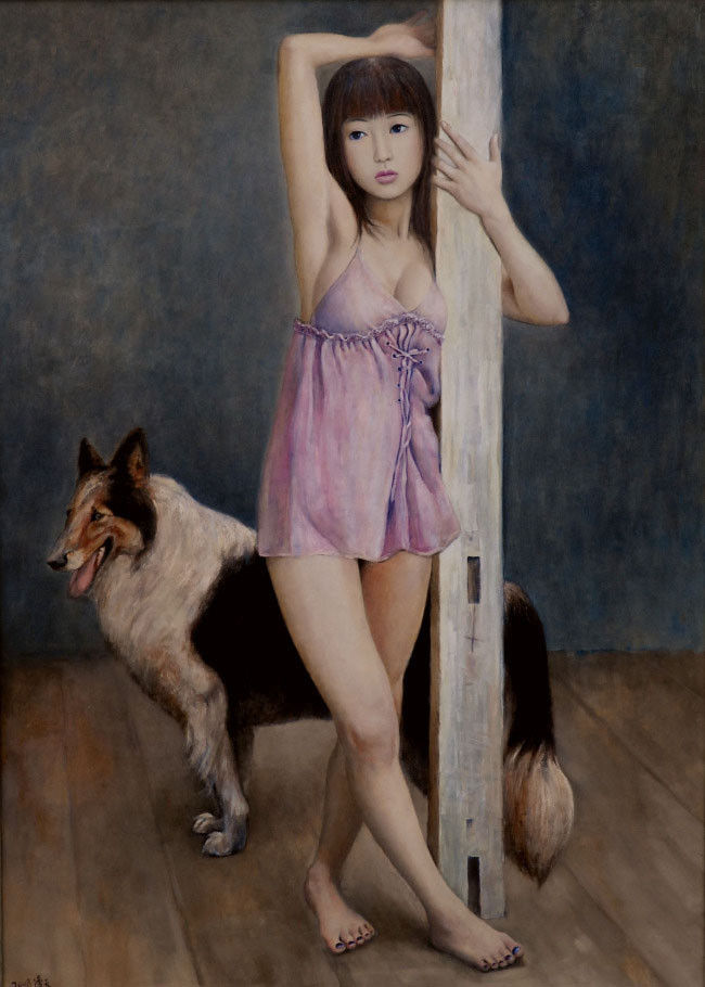 陈漫天的美女油画作品。 - │Icê Blüe│ - ∑xtent°∧rt，