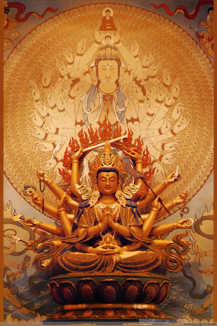 庄严的千手观音菩萨像 - sdjnwzg - WZG的博客