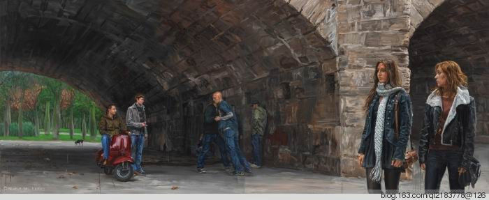 意大利艺术家Michele.Del.Campo绘画作品（2） - 秦之后裔伯 - 秦之后裔伯