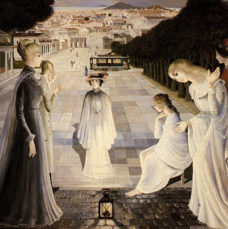 比利时艺术家 保罗·德尔沃  Paul Delvaux - 石墨閣 - 石墨閣