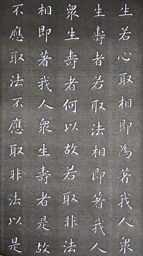 康熙完美手书 金刚经全本 - 温柔细雨 - 一丝小雨盈盈而落......