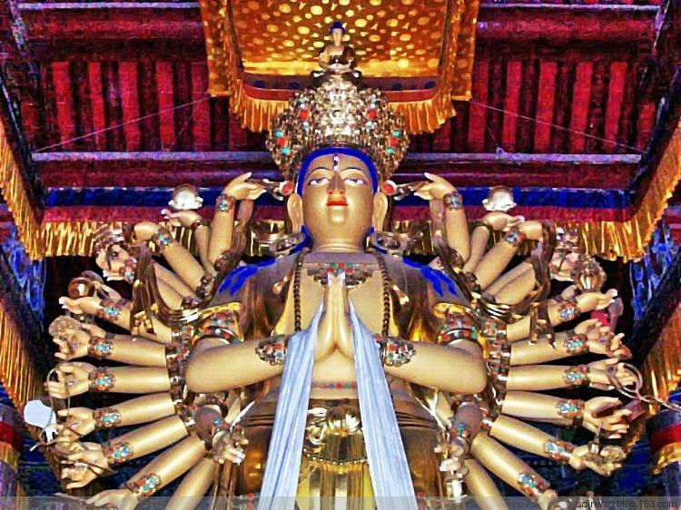 庄严的千手观音菩萨像 - sdjnwzg - WZG的博客