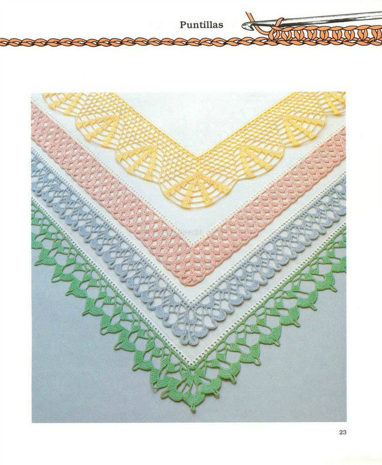 al ganchillo_Muestras（钩针花样） - 壹一 - 壹一的博客