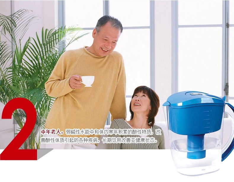 深圳家用净水器十大品牌招商井蓝L-DF203 抗衰老家用智能弱碱性净水壶滤水壶净水杯_7