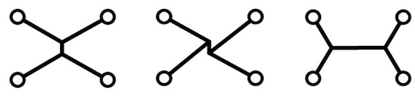 图14：重新构建四引脚子网(a-c)：算法步骤。