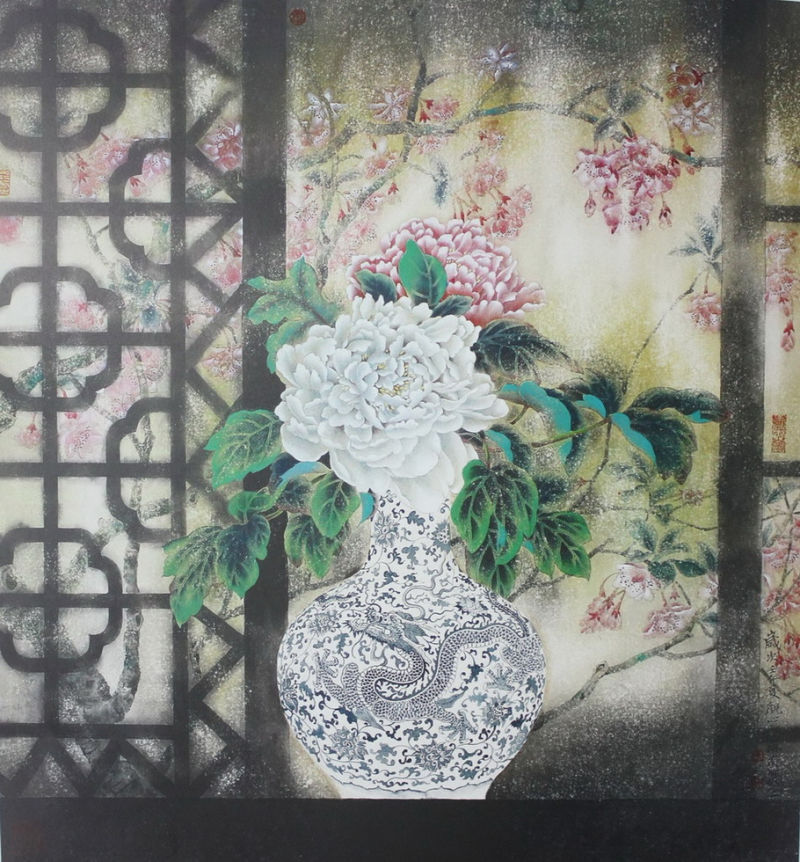 【书画艺术】名家画牡丹精选 - 雁飞墨行 - 雁飞