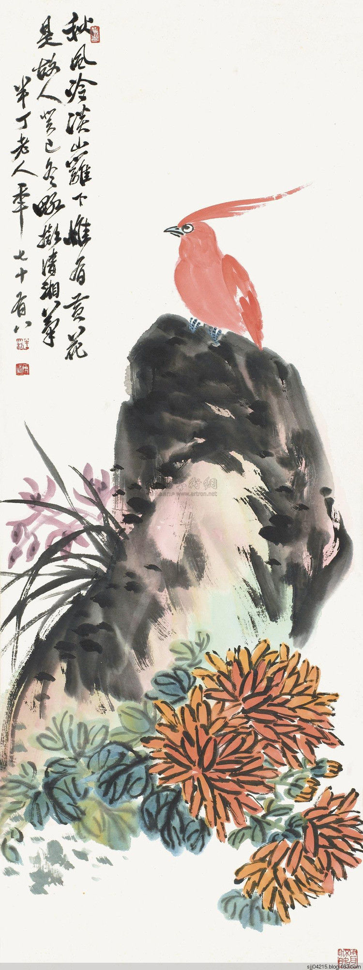 陈半丁 菊花作品精选集（2） - 云破月来花弄影 - 云破月来花弄影