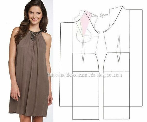 платье выкройка28 (604x500, 100Kb)