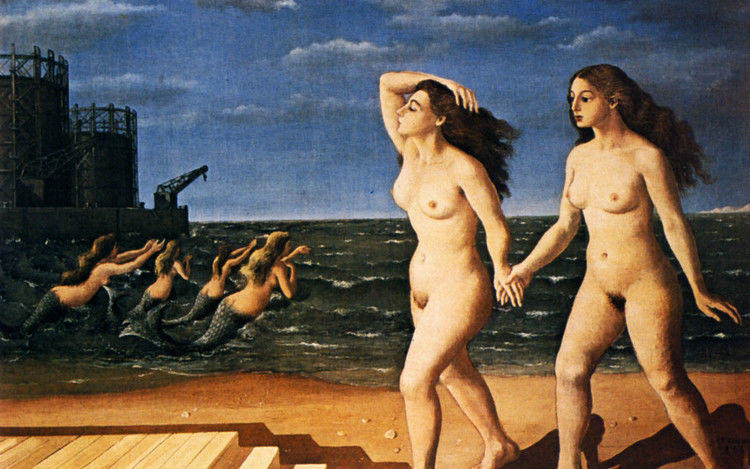 比利时艺术家 保罗·德尔沃  Paul Delvaux - 石墨閣 - 石墨閣