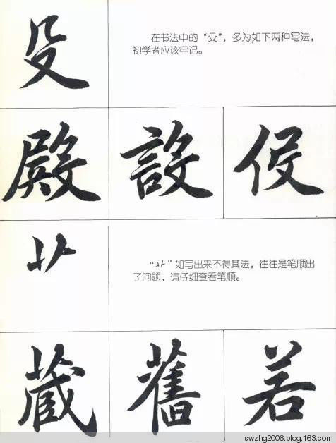 绝佳版本的《行书笔法图》 - 开心 - 开心的博客