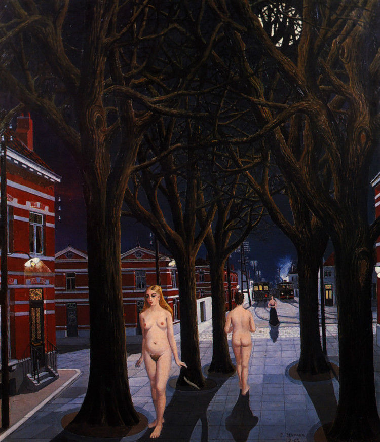 比利时艺术家 保罗·德尔沃  Paul Delvaux - 石墨閣 - 石墨閣