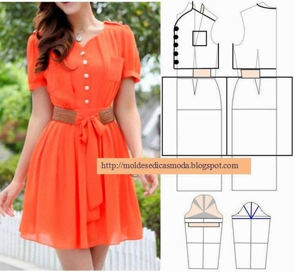 платье выкройка2 (604x557, 204Kb)