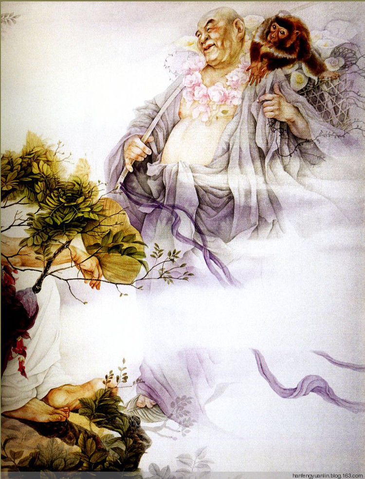 纪淑文、邱皓 、邱月母女工笔作品(1) - 山野村夫 - 山野村夫