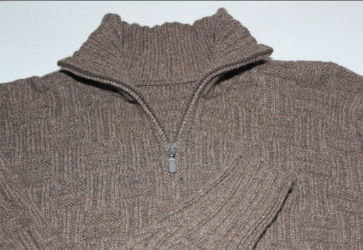 2012年的NO.1--仿Burberry 的男装毛衣（2012.3.10完工）这 - 云淡风轻 - 子衿精致手編