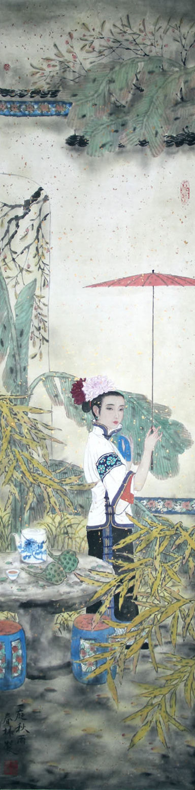 生宣重彩：从技巧到观念－倪春林的工笔人物画 - 石墨閣 - 石墨閣