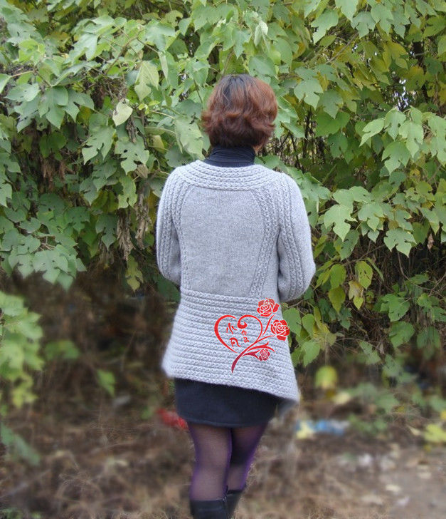 繁华--不等式大衣外套 - 小凡 - 小凡@编织小屋