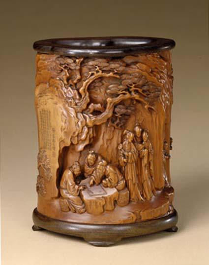 文房清玩(笔洗 笔筒 笔架 笔插 笔掭 砚滴 砚屏 水盂 墨床 臂搁 镇纸 印章 印盒 山子 - 苍茫大漠 - 苍茫大漠 的博客