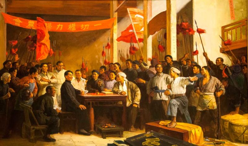 毛泽东的足迹 当代名家油画精品集（青年时期） - 潮河边人 - 潮河边人博客