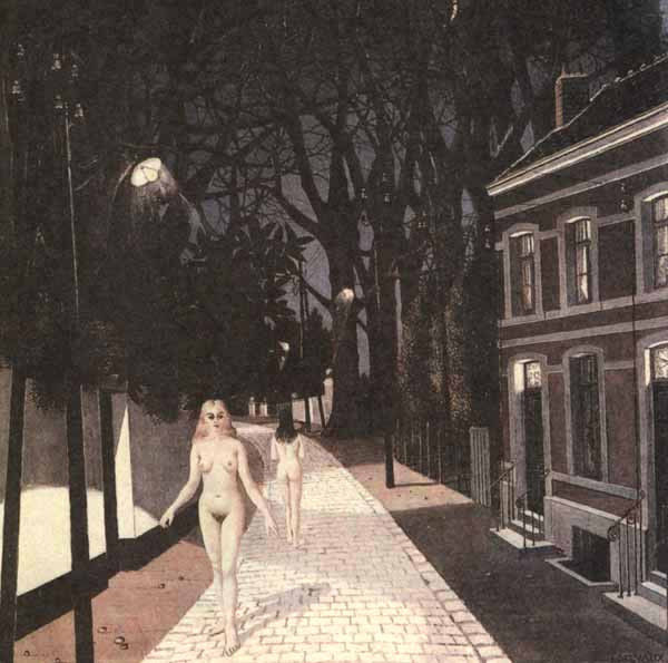 比利时艺术家 保罗·德尔沃  Paul Delvaux - 石墨閣 - 石墨閣