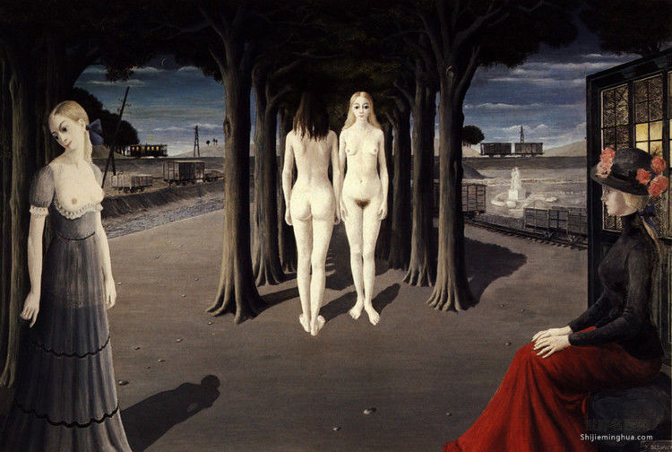 比利时艺术家 保罗·德尔沃  Paul Delvaux - 石墨閣 - 石墨閣
