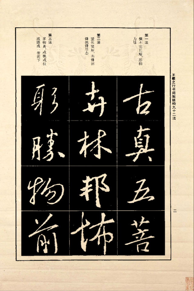 王羲之行书间架结构92法（正版） - 香儿 - xianger