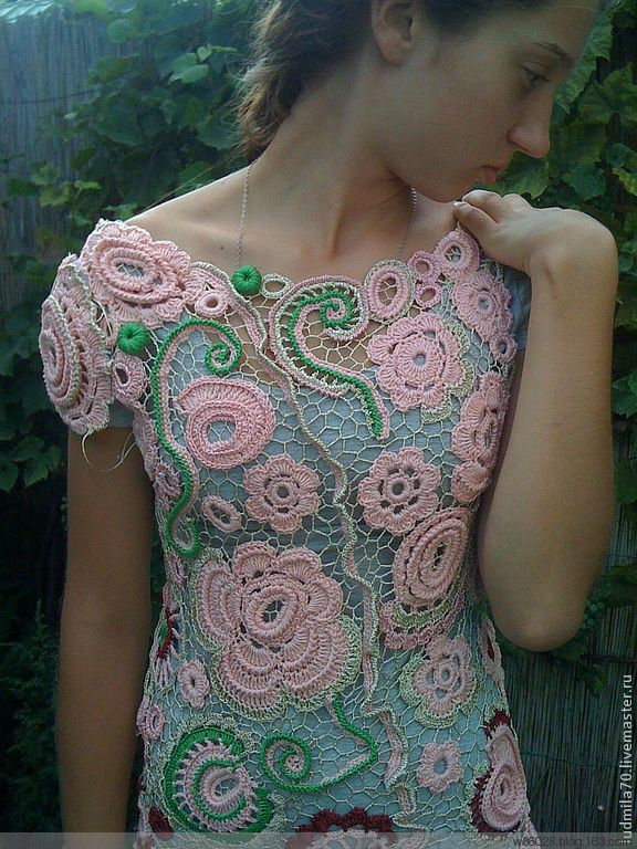 拼花钩裙 - 钩织乐趣 - 钩织乐趣的博客