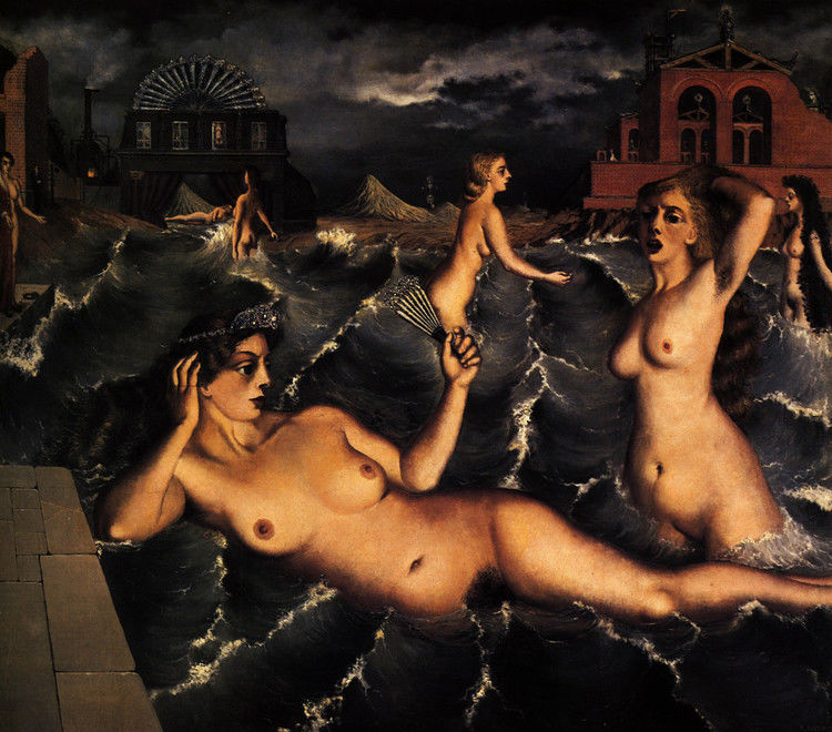比利时艺术家 保罗·德尔沃  Paul Delvaux - 石墨閣 - 石墨閣