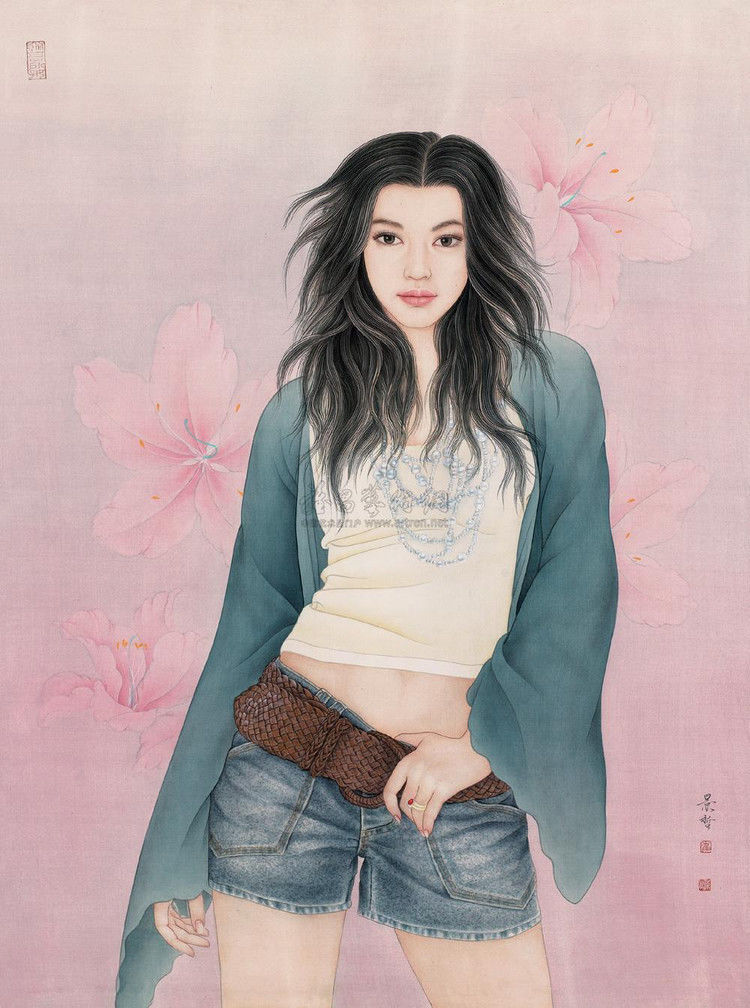 中青年艺术家 崔景哲［浓墨重彩］工笔人物画 - 石墨閣 - 石墨閣