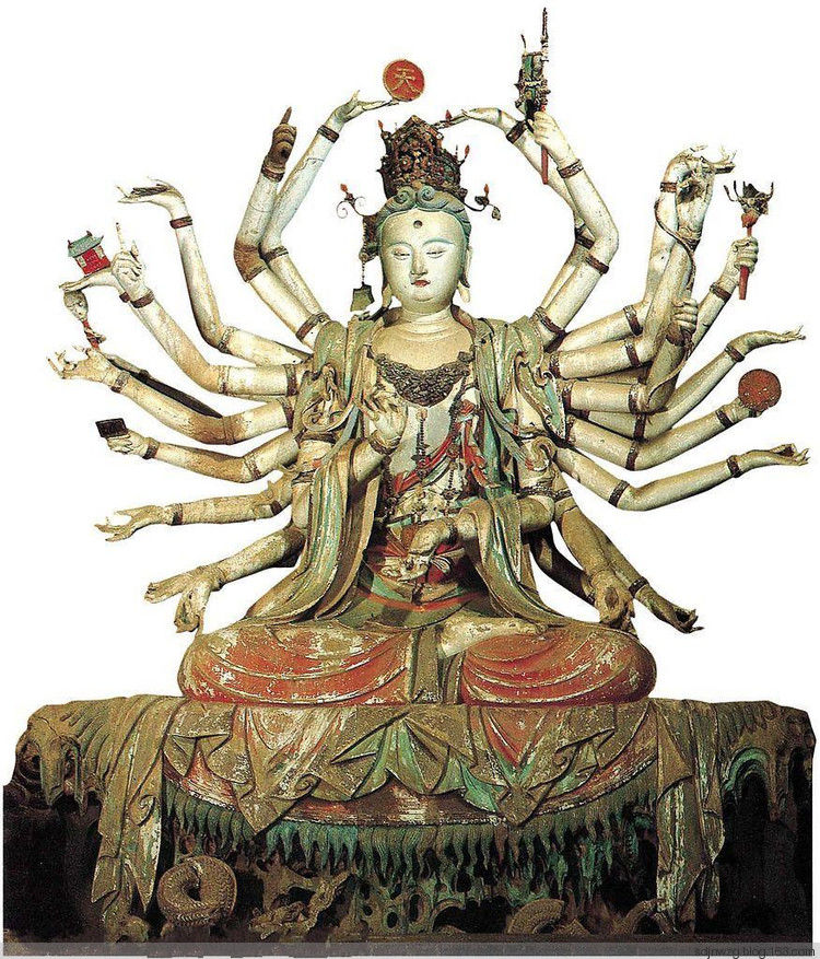 庄严的千手观音菩萨像 - sdjnwzg - WZG的博客