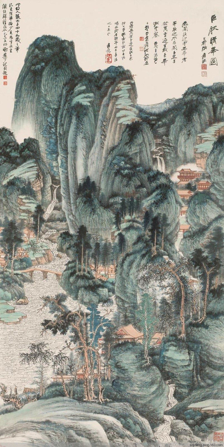 中国著名书画家1500幅作品赏析（一） - sdjnwzg - WZG的博客