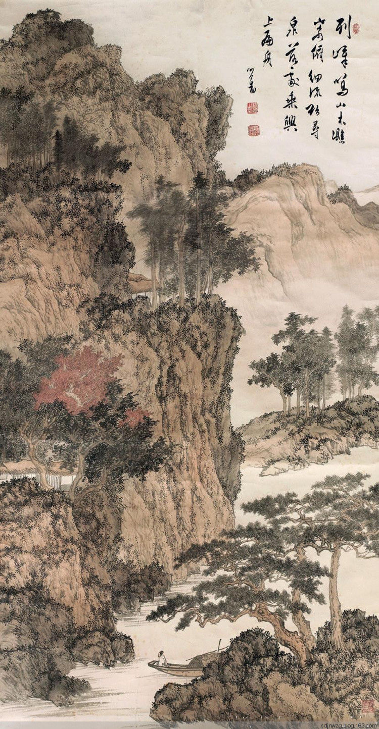 中国著名书画家1500幅作品赏析（一） - sdjnwzg - WZG的博客