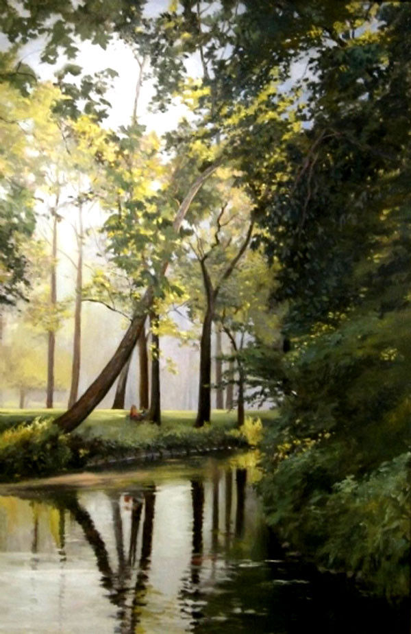 加拿大 Lili Anne Laurin 的风景画欣赏（竖） - 韵湖佳境 - “韵湖佳境”欢迎您