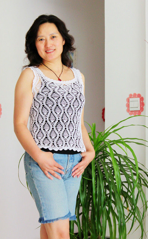 漂亮的菠萝小白背心 - 枫林红叶 - 枫林红叶的博客