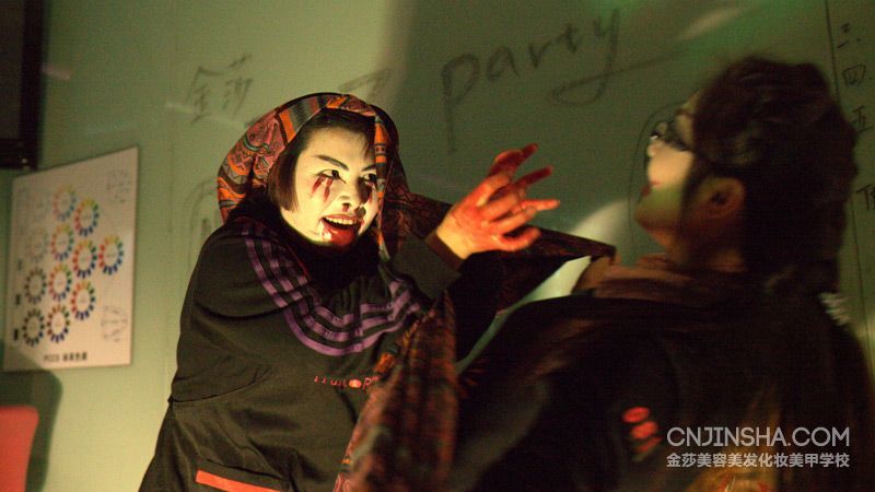 胆小勿入 苏州金莎摄影学校举办万圣节Patry