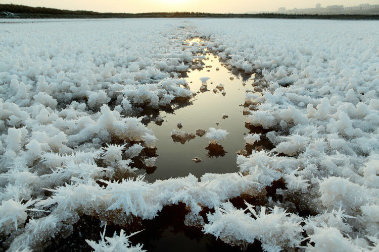 运城盐湖物理现象之二（原创） -