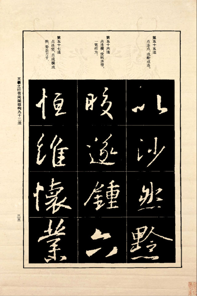 王羲之行书间架结构92法（正版） - 香儿 - xianger