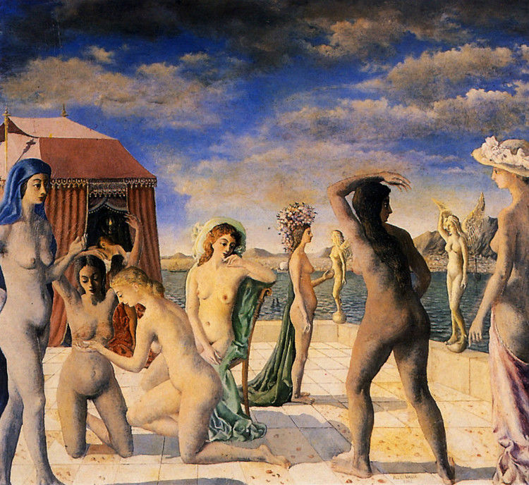 比利时艺术家 保罗·德尔沃  Paul Delvaux - 石墨閣 - 石墨閣