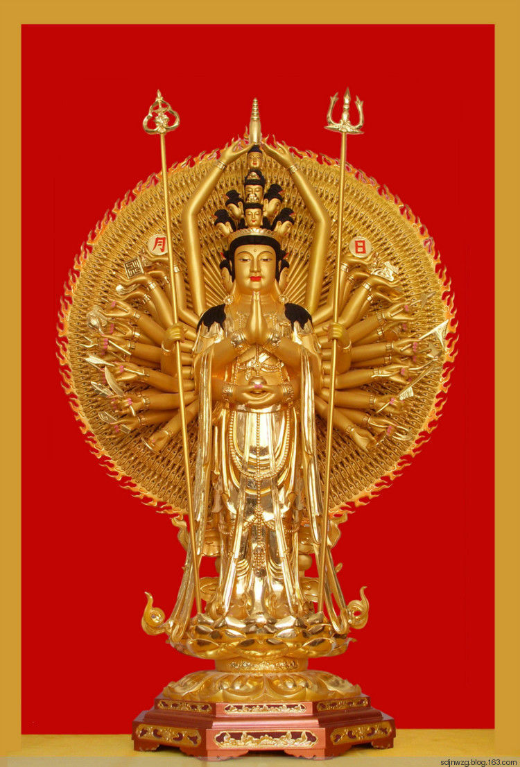 庄严的千手观音菩萨像 - sdjnwzg - WZG的博客